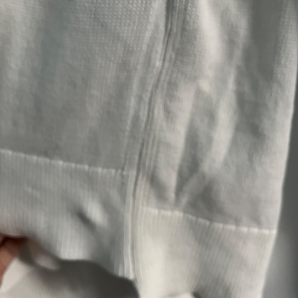 Madewell Cotton Crewnneck Sweater, White, L - Picture 7 of 7